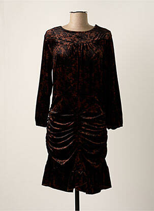 Robe mi-longue noir DEUX. BY ELINE DE MUNCK femme