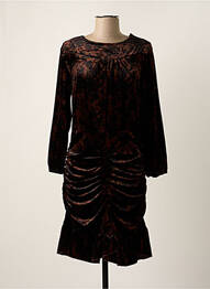 Robe mi-longue noir DEUX. BY ELINE DE MUNCK femme