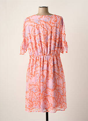 Robe mi-longue rose VERO MODA femme