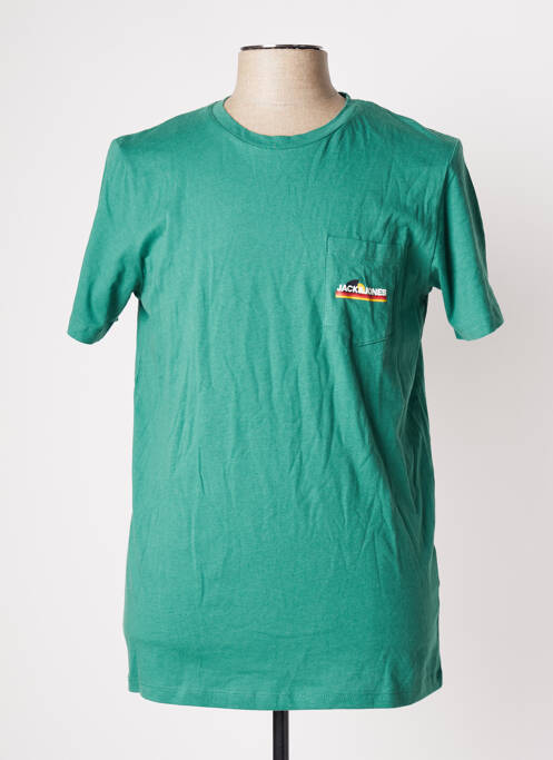 T-shirt vert JACK & JONES pour homme