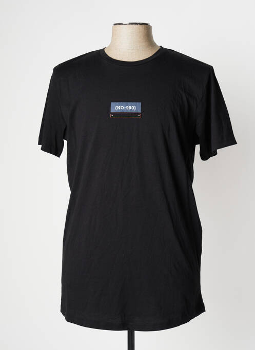 T-shirt noir JACK & JONES pour homme