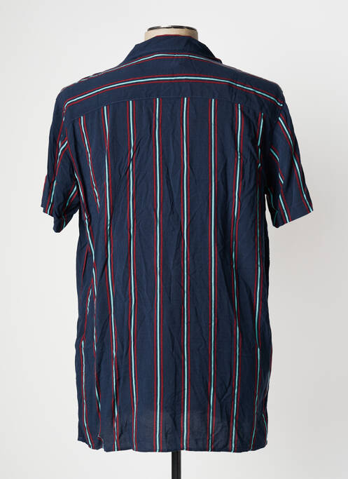 Chemise manches courtes bleu JACK & JONES pour homme