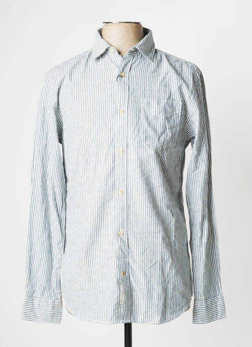 Chemise manches longues blanc JACK & JONES pour homme