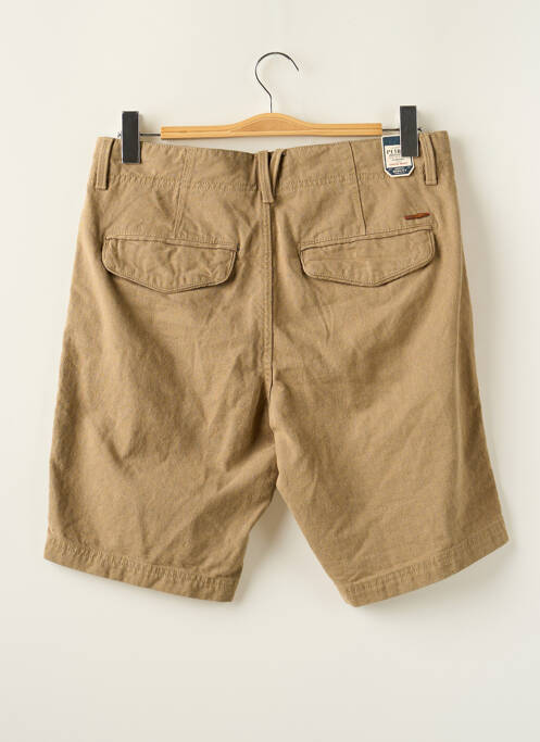Short beige PETROL INDUSTRIES pour homme