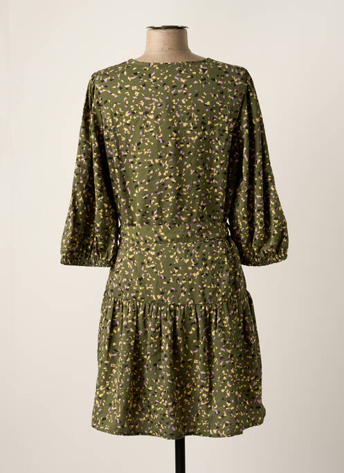 Robe mi-longue vert ONLY pour femme