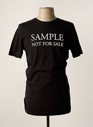 T-shirt noir DYJCODE BY DENNIS PRAET  pour homme