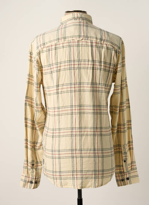 Chemise manches longues beige ONLY&SONS pour homme