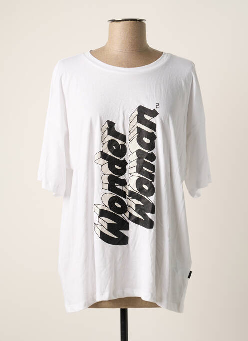 T-shirt blanc NOISY MAY pour femme