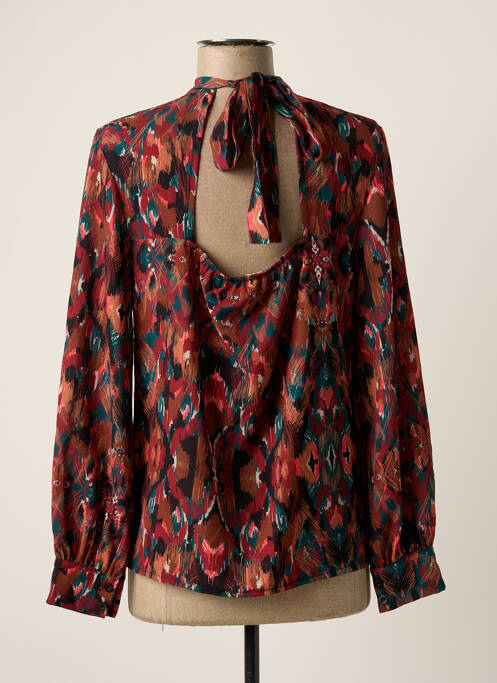 Blouse rouge DEUX. BY ELINE DE MUNCK pour femme