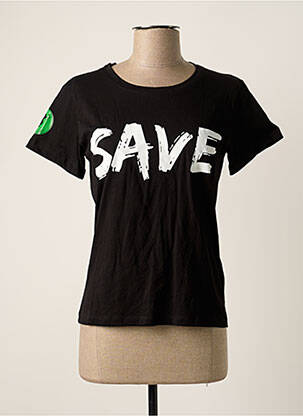 T-shirt noir SAVE THE DUCK femme