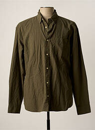Chemise manches longues vert JACK & JONES homme
