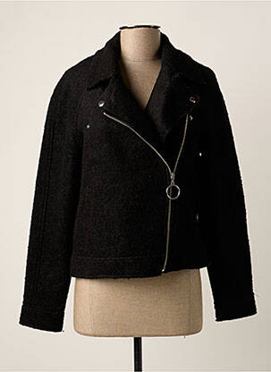 Manteau court noir ONLY pour femme