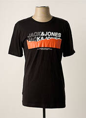 T-shirt noir JACK & JONES pour homme seconde vue