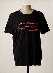 T-shirt noir JACK & JONES pour homme seconde vue