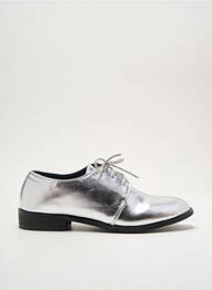 Mocassins matière lisse talon plat jusqu'à 3cm argent I LOVE SHOES femme