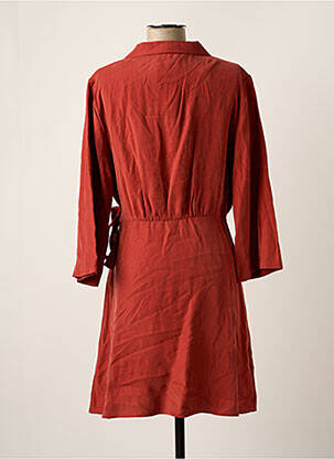 Robe mi-longue rouge MANGO femme
