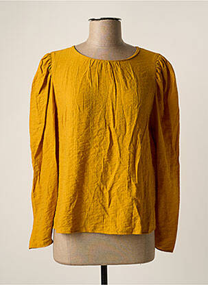 Blouse jaune MANGO femme