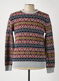 Pull marron JACK & JONES homme
