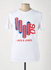 T-shirt blanc JACK & JONES pour homme seconde vue