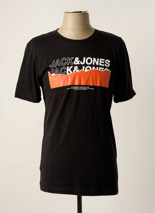 T-shirt noir JACK & JONES pour homme