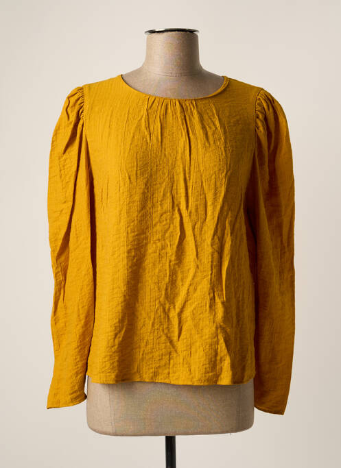 Blouse jaune MANGO pour femme