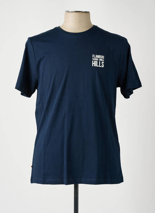 T-shirt bleu CYCLO CLUB MARCEL  pour homme
