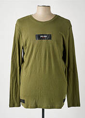 T-shirt vert JACK & JONES pour homme seconde vue