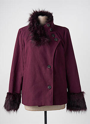 Manteau court rouge VILA pour femme