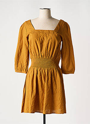 Robe courte marron ONLY femme