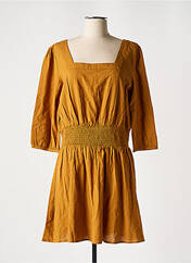 Robe courte jaune ONLY pour femme seconde vue