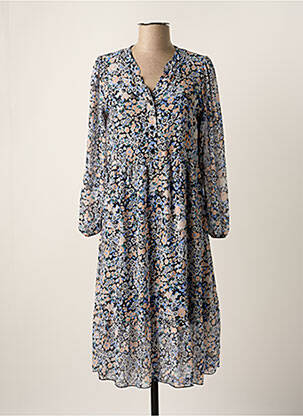 Robe mi-longue bleu HAILYS femme