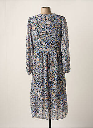 Robe mi-longue bleu HAILYS femme