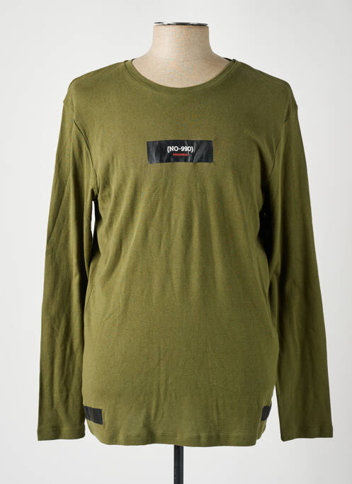 T-shirt vert JACK & JONES pour homme