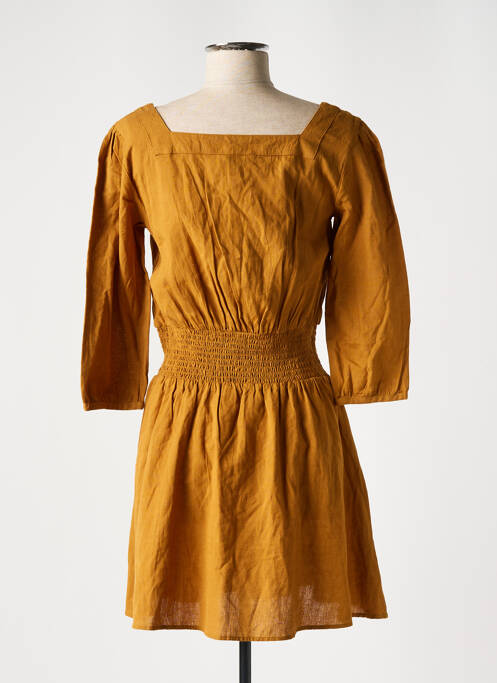 Robe courte marron ONLY pour femme