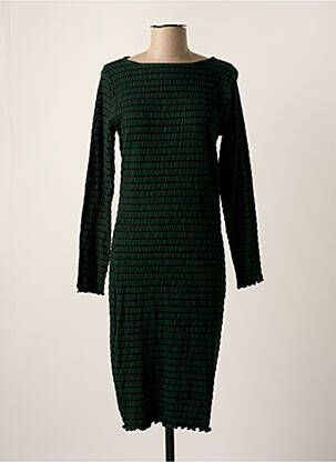 Robe mi-longue vert JACQUELINE DE YONG pour femme