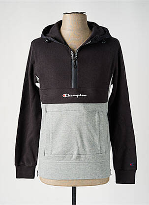 Sweat-shirt à capuche noir CHAMPION homme