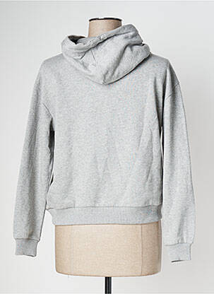 Sweat-shirt à capuche gris CEMI femme