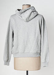 Sweat-shirt à capuche gris CEMI pour femme seconde vue