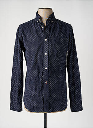 Chemise manches longues bleu JACK & JONES homme