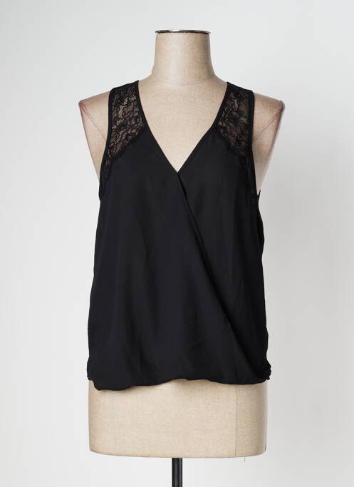 Top noir MANGO pour femme