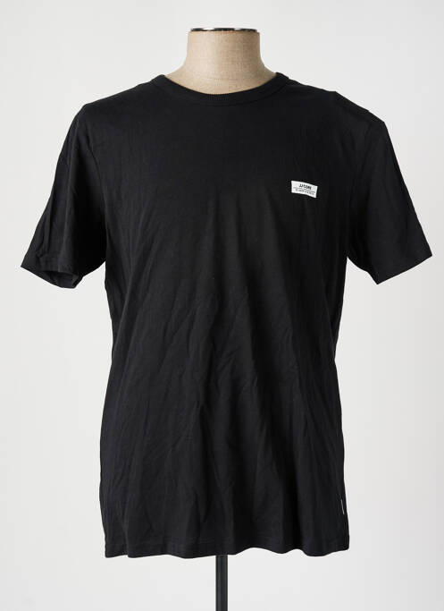 T-shirt noir JACK & JONES pour homme