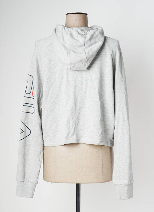 Sweat-shirt à capuche gris FILA pour femme