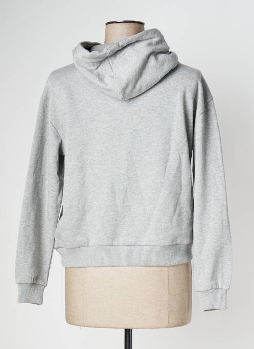 Sweat-shirt à capuche gris CEMI pour femme