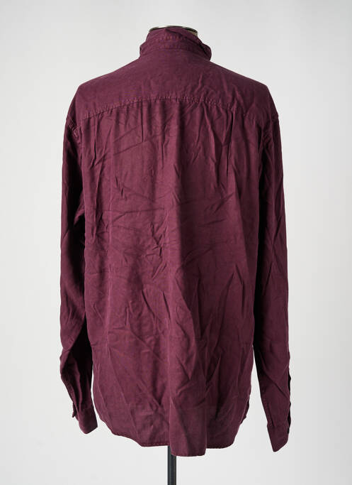 Chemise manches longues violet JACK & JONES pour homme