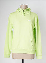 Sweat-shirt à capuche vert FILA pour femme seconde vue