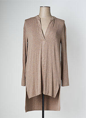 Tunique manches longues marron MANGO femme