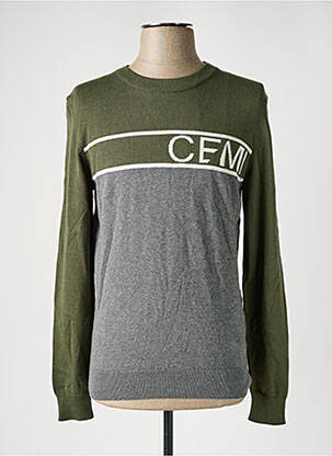 Pull vert CEMI homme