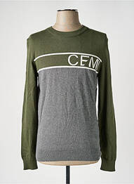 Pull vert CEMI homme