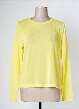 Pull jaune NOISY MAY pour femme