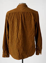Chemise manches longues marron WRANGLER pour homme seconde vue